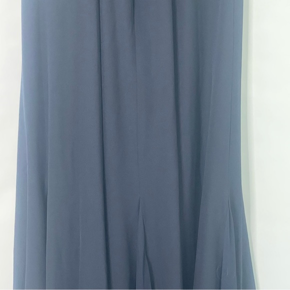 Marina floor length formal gown with embellished collar & flowy bottom Size 10 - Picture 11 of 16